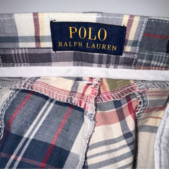 Polo Ralph Lauren plaid madras shorts size 36 - Picture 6 of 7